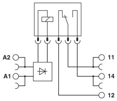 Phoenix Contact - PLC-RPT- 24DC/21/MS - Module à relais PLC-RPT- 24DC/21/MS