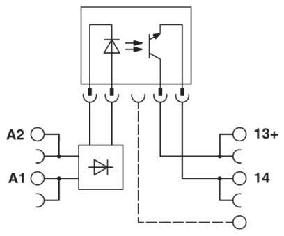 Phoenix Contact - Optocoupleur, 6,2mm, vissé, In: 120UC, Out: 3-33V DC PLC-OSC-120UC/ 24DC/ 2/C1D2