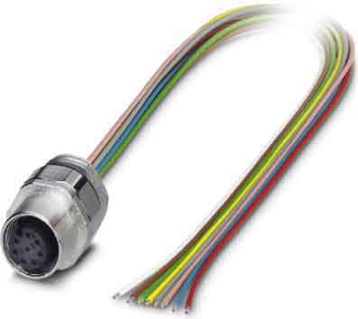 Phoenix Contact - Embases paroi avant - SACC-EC-M12FS-8CON-PG9/0,5