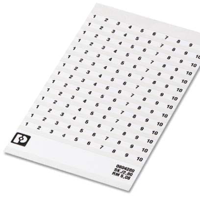 Phoenix Contact - Repérage de borne SK 5,08/2,8:FORTL.ZAHLEN 51-60