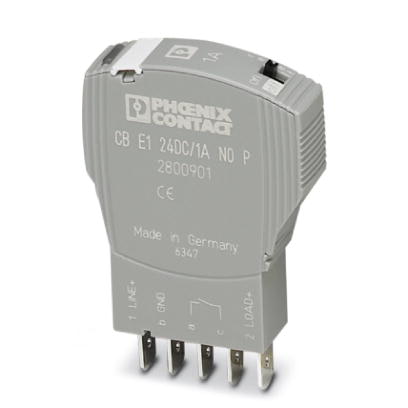 Phoenix Contact - CB E1 24DC/3A NO P - Disjoncteur électronique 1 pôle - 1 NO - 24VDC  - 3 A