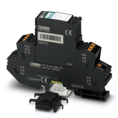 Phoenix Contact - PT-IQ-1X2-24DC-PT - Parafoudre débrochable- 1 boucle Ana 24VDC