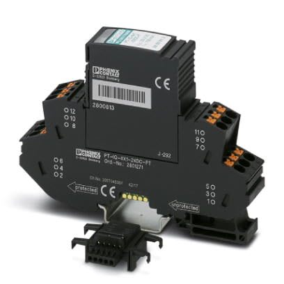 Phoenix Contact - Parafoudre débrochable- 4 fils TOR 24VDC - Connectique Push-In