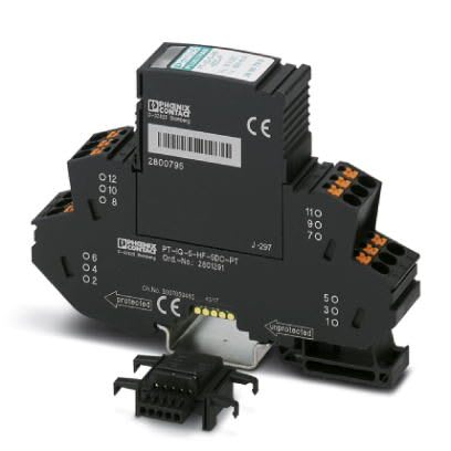 Phoenix Contact - PT-IQ-5-HF-5DC-PT - Parafoudre débrochable- Bus RS485 5VDC - Connectique Push-In