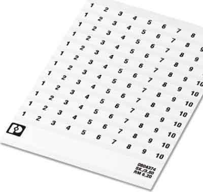 Phoenix Contact - Repérage de borne SK 6,2/3,8:FORTL.ZAHLEN 31-40