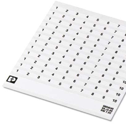 Phoenix Contact - Repérage de borne SK 7,62/3,8:FORTL.ZAHLEN 21-30