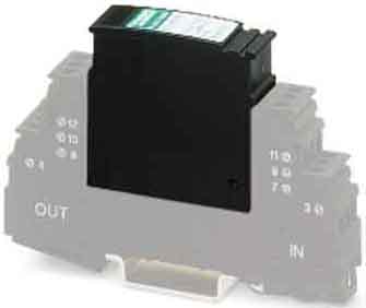 Phoenix Contact - PT 3-PB-ST - Fiche parafoudre pour 1 paire HF 12VDC
