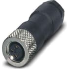 Phoenix Contact - Connecteur M8, cod. A, femelle droit, 4P, à visser, non blindé, diam. 3.5 à 5 mm