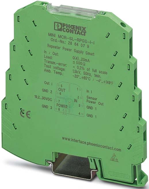 Phoenix Contact - Isolateur-alimentation Mini MCR 0-4-20mA HART ready