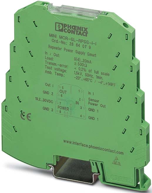 Phoenix Contact - MINI MCR-SL-RPSS-I-I - Isolateur/alimentation Mini MCR 0/4-20mA HART ready
