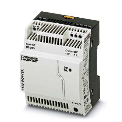 Phoenix Contact - STEP-PS/ 1AC/12DC/5 - Alimentation modulaire Mono 230VAC/12VDC - 3A