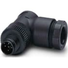 Phoenix Contact - Connecteur M12, codage A, mâle coudé, 5P, à visser, DUO, 2.1 à 3 mm / 4 à 5.2 mm