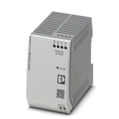 Phoenix Contact - UNO-PS/1AC/12DC/100W - Alimentation compacte Mono 230VAC/12VDC-100W