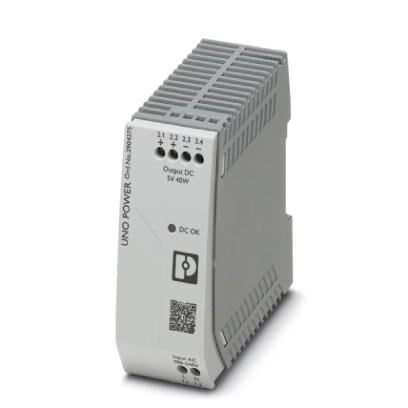 Phoenix Contact - UNO-PS/1AC/ 5DC/ 40W - Alimentation compacte Mono 230VAC/5VDC-40W