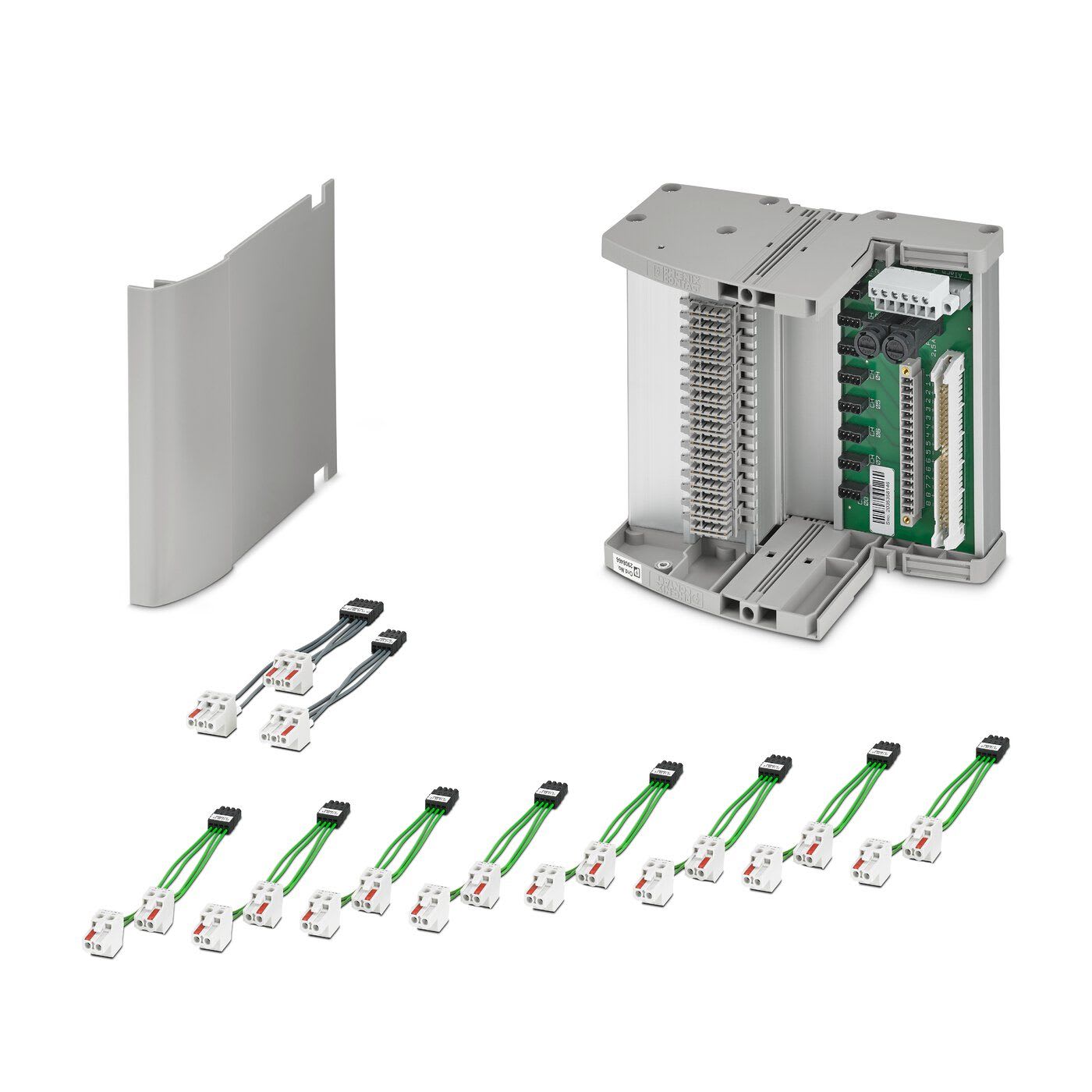 Phoenix Contact - Termination Carrier, HE10 - 50 poles, pour carte ana. 8 voies pour TSX Quantum