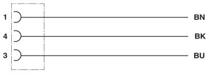 Phoenix Contact - Câble capt./act., 3 pôles, PUR, M8 femelle droit, Ext. Libre, A, 3 m