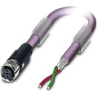 Phoenix Contact - Câble capt./act., 2 pôles, PROFIBUS, M12 femelle droit, Ext. Libre, B, 5 m