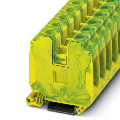Phoenix Contact - UT 35-PE - Bloc de jonction avec raccordement terre