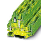 Phoenix Contact - UTTB 2,5/2P-PE - Bloc de jonction COMBI double étage avec raccordement terre