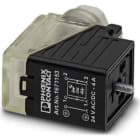 Phoenix Contact - Connecteur d'electrovanne, Type B, 3 pôles, à visser, 24V, presse-étoupe Pg9