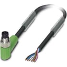 Phoenix Contact - Câble capt./act., 6 pôles, PUR, M8 mâle coudé, Ext. Libre, A, 5 m