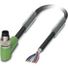 Phoenix Contact - Câble capt./act., 6 pôles, PUR, M8 mâle coudé, Ext. Libre, A, 1,5 m