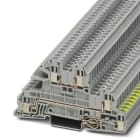 Phoenix Contact - UTI 2,5-PE/L/L - Bloc de jonction d'installation 3 étage avec raccordement terre