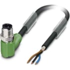 Phoenix Contact - Câble capt./act., 3 pôles, PUR, blindé, M12 mâle coudé, Ext. Libre, A, 3 m