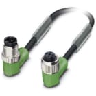 Phoenix Contact - Câble capt./act., 4 pôles, PVC, M12 mâle coudé, M12 femelle coudé, A, 3 m