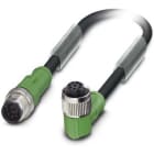 Phoenix Contact - Câble capt./act., 8 pôles, PVC, M12 mâle droit, M12 femelle coudé, A, 1,5 m