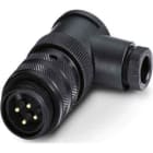 Phoenix Contact - Connecteur 7/8, codage A, mâle coudé, 4 pôles, à visser, Pg 9, diam. 6 à 8 mm