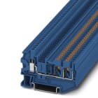 Phoenix Contact - PTU 2,5-TWIN BU - PTU 2,5-TWIN BU - Bloc de jonction simple