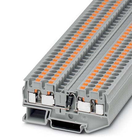 Phoenix Contact - PT 4-QUATTRO-DIO 1N 5408/L-R - Bloc de jonction à composant