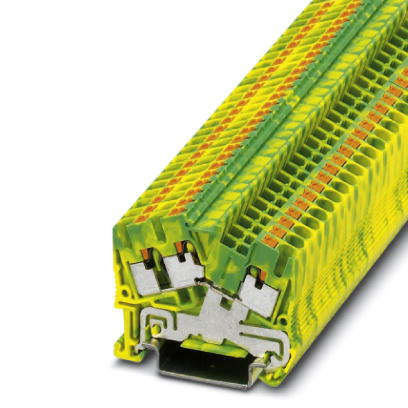 Phoenix Contact - PTS 2,5-TWIN-PE - Bloc de jonction avec raccordement terre