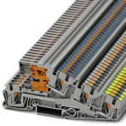 Phoenix Contact - PTI 4-PE/L/NT - Bloc de jonction d'installation triple étage + terre