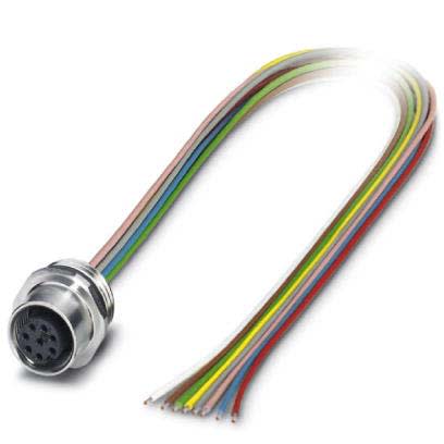 Phoenix Contact - Embases paroi avant - SACC-E-M12FS-8CON-M16/0,5 VA