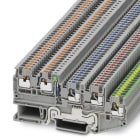 Phoenix Contact - PTIO 1,5/S/4-PE-LED 24 GN - Bloc de jonction pour capteurs / actionneurs