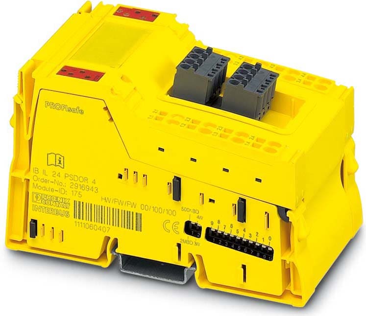 Phoenix Contact - Module de sécurité inline 4 sorties relais -IB IL 24 PSDOR 4-PAC