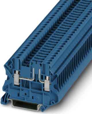 Phoenix Contact - UT 2,5-TG BU - Bloc de jonction à fonction