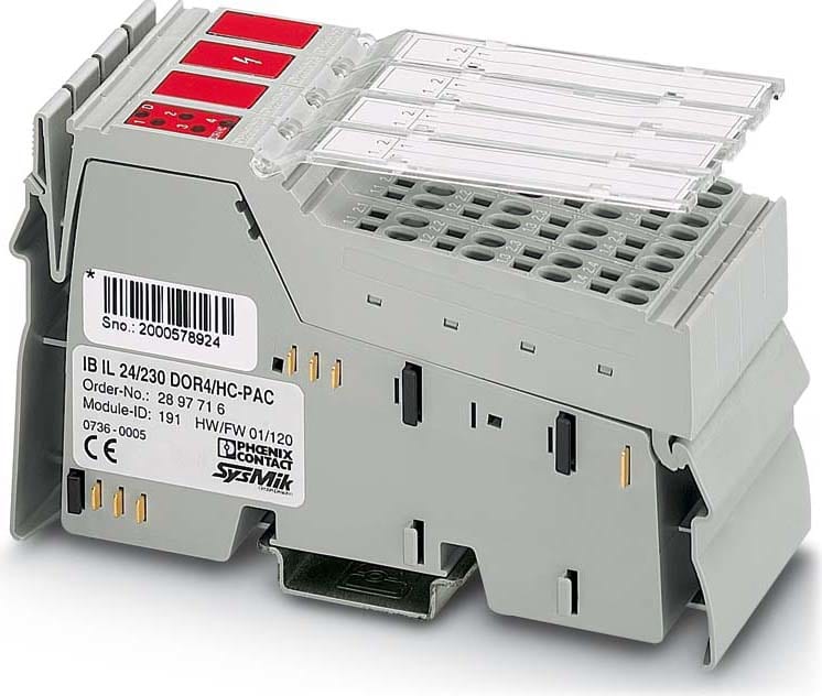 Phoenix Contact - IB IL 24/230 DOR4/HC-PAC - Technologie pour le bâtiment-Hardware-Module TOR