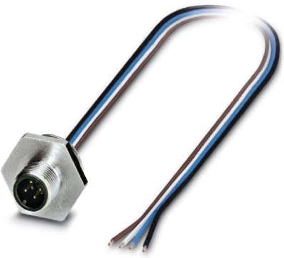 Phoenix Contact - Embases paroi avant - SACC-E-M12MS-4CON-M20/0,5 VA