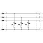 Phoenix Contact - Câble capt./act., 4 pôles, PUR, M12 mâle droit, M12 femelle coudé, A, 5 m