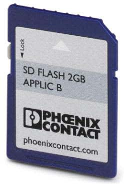 Phoenix Contact - SD FLASH 2GB APPLIC B - SD FLASH 2GB APPLIC BAutomates Industriel-PCWorx-Mémoire