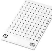 Phoenix Contact - Repère de borne SK U/3,8 WH:UNBEDRUCKT