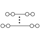 Phoenix Contact - PTRV 8 BU/VDE 0815 - Distributeur de potentiel