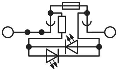 Phoenix Contact - PT 4-HESILED 24 (5X20) GY/GY - Bloc de jonction fusibles