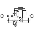 Phoenix Contact - PT 4-HESILED 24 (5X20) GY/GY - Bloc de jonction fusibles