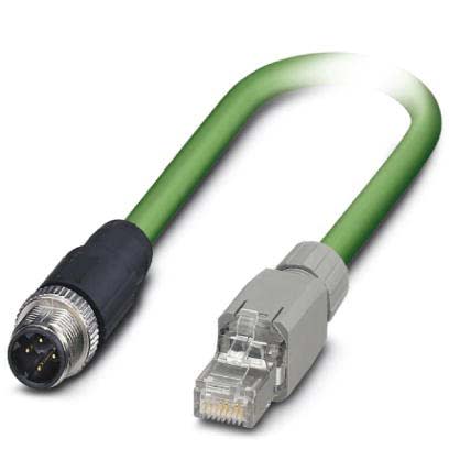 Phoenix Contact - Câble Bus, 4 pôles, Profinet, M12 mâle droit, RJ45, D, 3 m