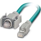 Phoenix Contact - Cordon Ethernet Indus RJ45 V6->RJ45 Cat 5, cable PUR SF/UTP AWG26 - Bleu - 2m