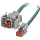Phoenix Contact - Cordon Ethernet RJ45 Male->V6 Cat 5, cable PUR SF/TQ AWG26 - Bleu - 1,5m